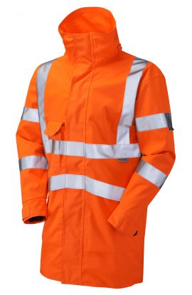     LEO CLOVELLY ISO 20471 Class 3 Breathable Executive Jacket - Orange
