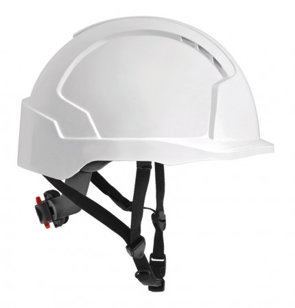     Evolite Linesman Helmet-Ratchet Harness & 4pt Chinstrap- stop falling hard hats
