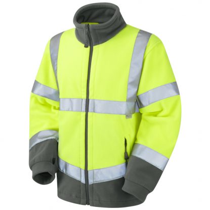     LEO HARTLAND ISO 20471 Class 3 Fleece Jacket - Yellow
