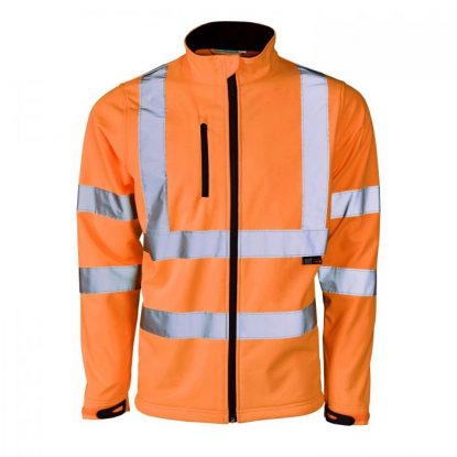     Hi-Vis Softshell Jacket - Orange Class 3 GO/RT 3279
