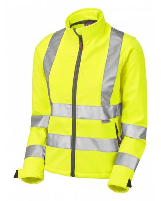     LEO HONEYWELL ISO 20471 Class 2 Women's Softshell Jacket - Yellow
