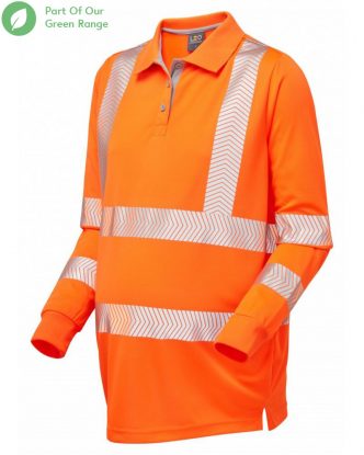     LEO YARNACOTT ISO 20471 Class 2 Coolviz Ultra Women's Maternity Long Sleeved Polo Shirt
