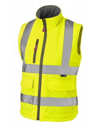     LEO SANDYMERE ISO 20471 Class 1 Women's Bodywarmer - Yellow
